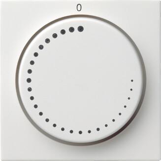 Лицевая панель Gira System 55 регулятора частоты вращения чисто-белый глянцевый 065203