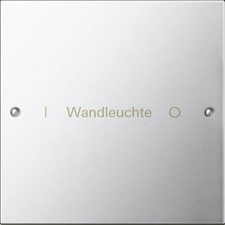 Лицевая панель Gira System 55 с возможностью нанесения надписи хром 2131610