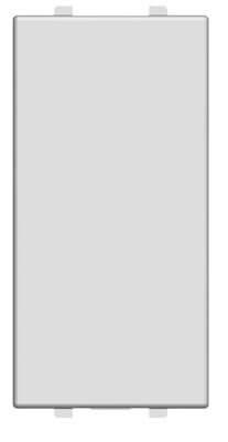 Лицевая панель ABB Zenit заглушка альпийский серебро 2CLA210000N1301