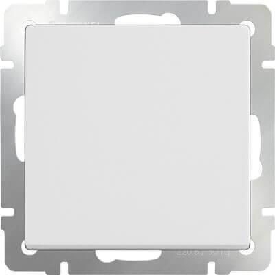 Выключатель Werkel одноклавишный белый WL01-SW-1G 4690389045530