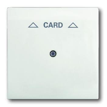 Лицевая панель ABB Impuls выключателя карточного белый бархат 2CKA001753A0190