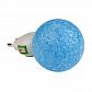 Настенный светодиодный светильник (10328) Uniel DTL-309-Шар/Blue/1LED/0,1W - фото №1
