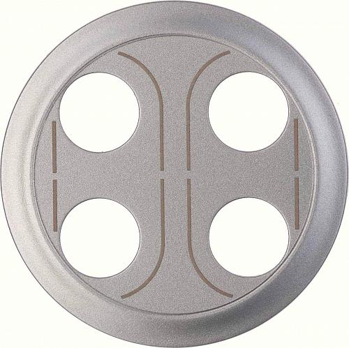 Лицевая панель Legrand Celiane розетки двойной Banana титановая 068532