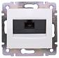 Розетка компьютерная RJ45 Legrand Valena 6 кат UTP с захватами белая 774246 - фото №1