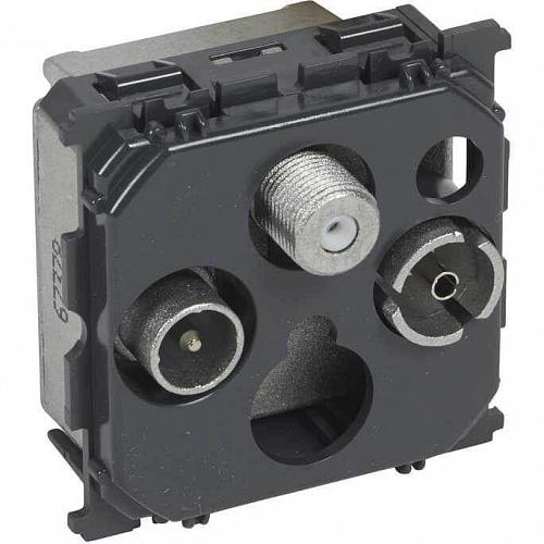 Розетка TV-R-SAT оконечная Legrand Celiane 067379