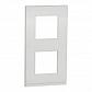 Рамка 2-постовая Schneider Electric Unica New NU6004V85 - фото №1