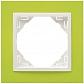 Рамка 1-постовая Efapel Logus 90 Animato зеленый/лед 90910 TDG - фото №1