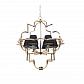 Подвесная люстра Lumina Deco Baltimore LDP 8020-6 GD+BK - фото №2
