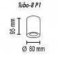 Потолочный светильник TopDecor Tubo8 P1 10 G - фото №2