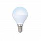 Лампа светодиодная (10215) E14 6W 4500K матовая LED-G45-6W/NW/E14/FR/O - фото №1