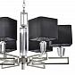 Подвесная люстра Lumien Hall Alessandriya LH1057/6P-NK-BK - фото №3