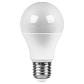 Лампа светодиодная Saffit E27 40W 6400K матовая SBA8040 55202 - фото №1