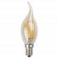 Лампа светодиодная филаментная ЭРА E14 5W 2700K золотая F-LED BXS-5W-827-E14 gold Б0027940 - фото №1