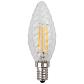 Лампа светодиодная филаментная ЭРА E14 7W 2700K прозрачная F-LED BTW-7W-827-E14 Б0027960 - фото №1
