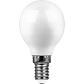Лампа светодиодная Saffit E14 13W 6400K матовая SBG4513 55159 - фото №1