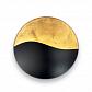 Настенный светильник Ideal Lux Sunrise AP4 Nero E Oro 133300 - фото №1