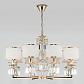 Подвесная люстра Eurosvet Zaffiro 10129/8 золото/прозрачный хрусталь Strotskis Smart - фото №1