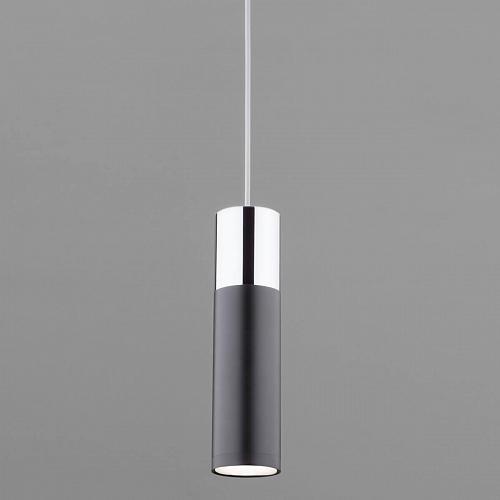 Подвесной светильник Eurosvet 50135/1 LED хром/черный