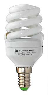 Энергосберегающие лампочки с цоколем E14