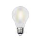 Лампа светодиодная филаментная Uniel E27 8W 3000K матовая LED-A60-8W/WW/E27/FR PLS02WH UL-00000304 - фото №1