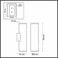 Настенный светильник Odeon Light Dario 4245/2WB - фото №2