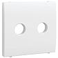 Лицевая панель Efapel Apolo 5000 акустической розетки белый 50713 TBR - фото №1
