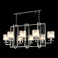 Подвесная люстра Crystal Lux Nicolas SP8 L1000 Nickel/White - фото №2