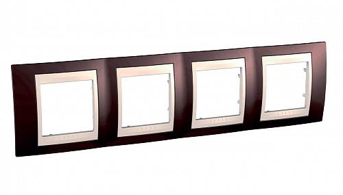 Рамка 4-постовая Schneider Electric Unica Хамелеон MGU6.008.551