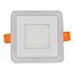 Встраиваемый светодиодный светильник Elvan VLS-304-SQ-3/2W-NH/WW-Wh - фото №1