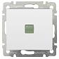 Переключатель одноклавишный промежуточный Legrand Valena 10A 250V с подсветкой белый 774448 - фото №1