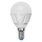 Лампа светодиодная Uniel E14 7W 3000K матовая LED-G45-7W/WW/E14/FR PLP01WH UL-00000773 - фото №1