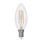 Лампа светодиодная филаментная Volpe E14 6W 3000K прозрачная LED-C35-6W/3000K/E14/CL/SLF UL-00008328 - фото №1