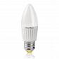 Лампа светодиодная Voltega E27 6.5W 2800К свеча матовая VG1-C2E27warm6W 4690 - фото №1