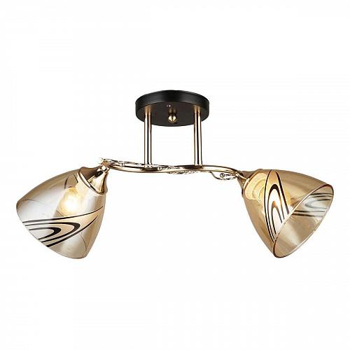 Потолочная люстра IMEX MD.4077-2-S FGD+BK
