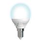 Лампа светодиодная диммируемая Uniel E14 7W 4000K матовая LED-G45 7W/4000K/E14/FR/DIM PLP01WH UL-00004300 - фото №1