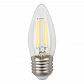 Лампа светодиодная ЭРА E27 9W 2700K прозрачная F-LED B35-9w-827-E27 Б0046993 - фото №1