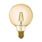 Лампа светодиодная филаментная диммируемая Eglo E27 5,5W 2200K золотистая 11866 - фото №1