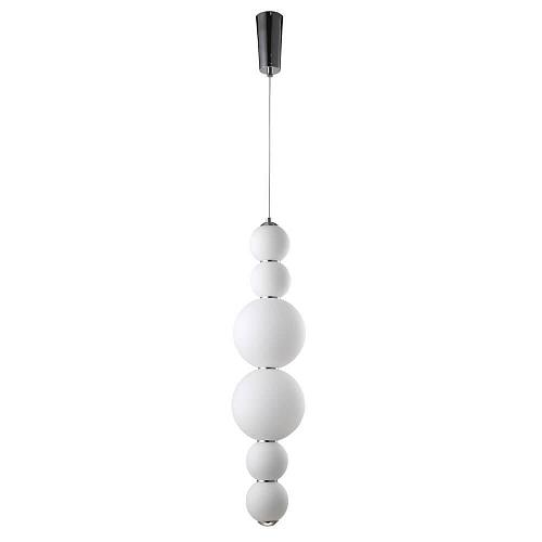 Подвесной светодиодный светильник Crystal Lux Desi SP6 Chrome/White