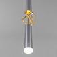 Подвесной светодиодный светильник Eurosvet Lance 50191/1 LED матовое серебро/матовое золото - фото №4
