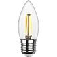 Лампа светодиодная филаментная REV С37 E27 7W DECO Premium нейтральный белый свет свеча 32489 8 - фото №2