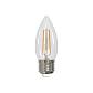 Лампа светодиодная филаментная Uniel E27 11W 4000K прозрачная LED-C35-11W/4000K/E27/CL PLS02WH UL-00005167 - фото №1