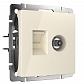 Розетка Werkel TV/RJ-45 6 кат слоновая кость W1181303 4690389174476 - фото №1