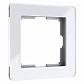 Рамка Werkel Acrylic на 1 пост белый W0012701 4690389184819 - фото №1