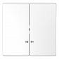 Клавиша двойная Schneider Electric Merten D-Life MTN3420-6035 - фото №1