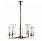 Подвесная люстра Lumina Deco Howard LDP 8040-5 NK - фото №1