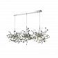 Подвесная люстра Crystal Lux GARDEN SP3х3 L1200 CHROME - фото №2