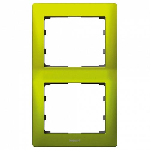 Рамка 2-постовая Legrand Galea Life волшебный зеленый 771926