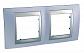 Рамка 2-постовая Schneider Electric Unica Top MGU66.004.098 - фото №1