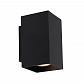 Настенный светильник Zumaline Sandy wl square black 92698 - фото №1
