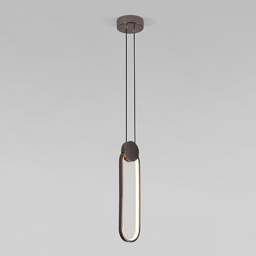 Подвесной светодиодный светильник Eurosvet Style 50218/1 LED черный жемчуг